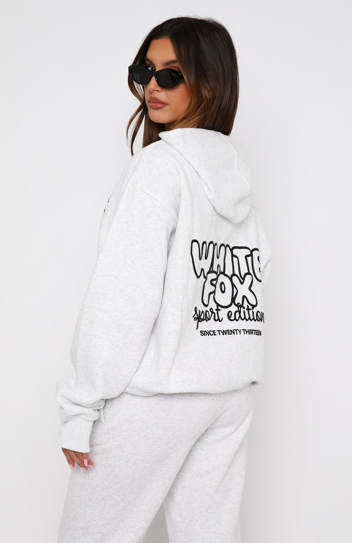 Sport Edition Oversized Hoodie Grey Marle Product Image