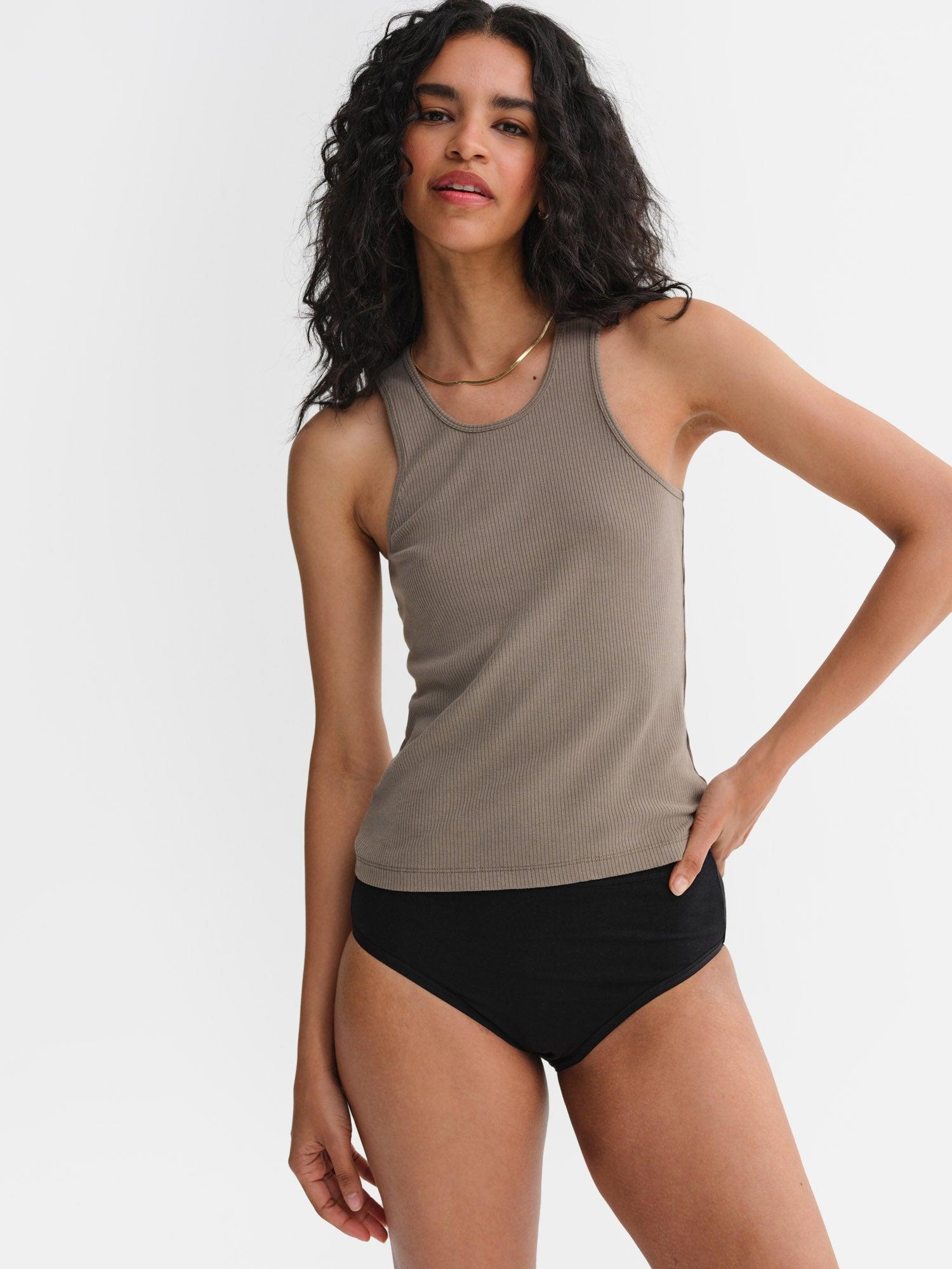 Tencel Rib Easy Tank Female Product Image