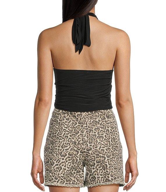 Moa Moa Halter Neck Tie Back Top Product Image