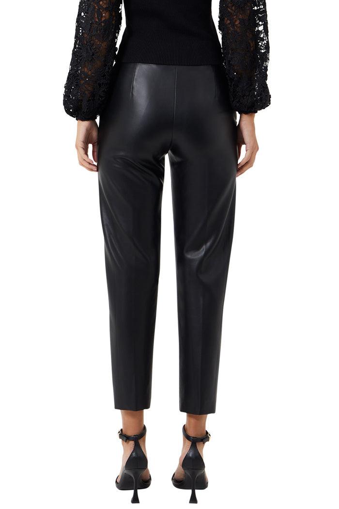 Vegan Leather Tapered Trouser Product Image
