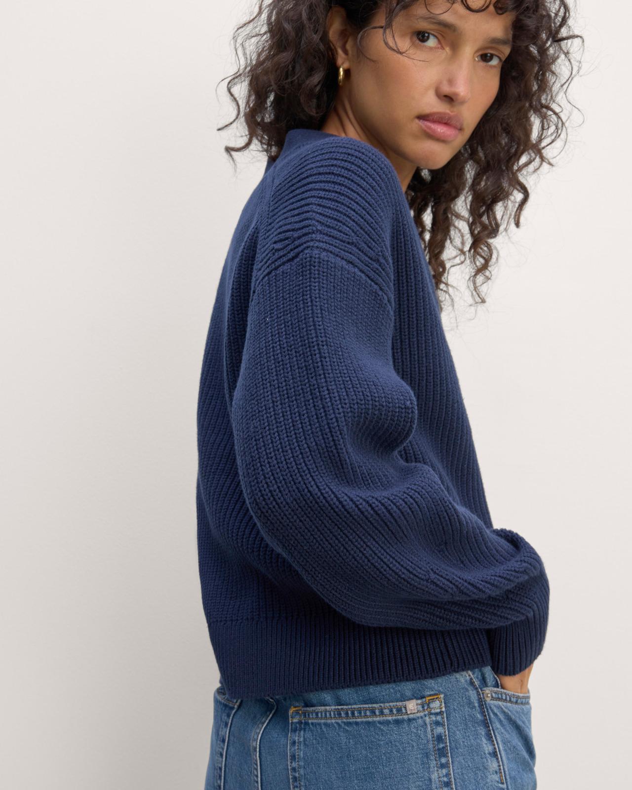 Womens Boxy Cardigan in Everyday Cotton by Everlane Product Image