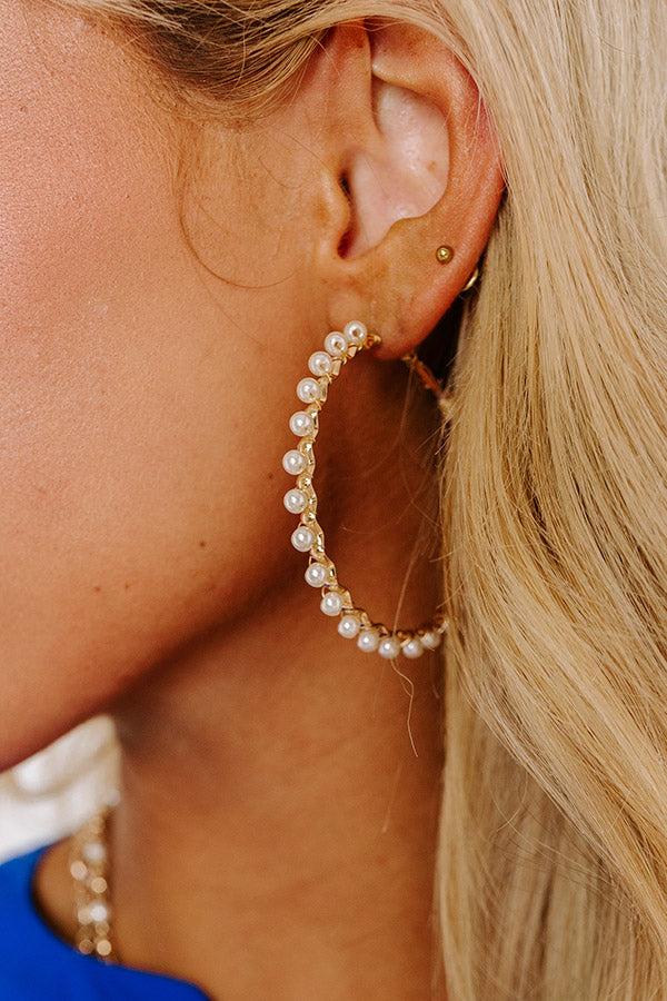 New York Grove Hoop Earrings Product Image