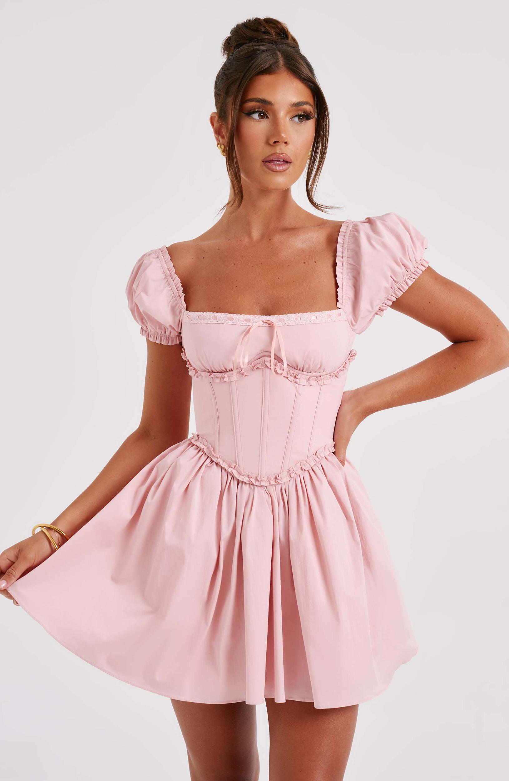 Penelope Mini Dress - Blush Product Image