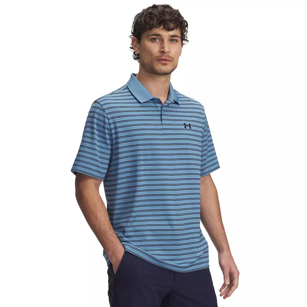 Men's Under Armour Performance 3.0 Stripe Golf Polo,  Product Image