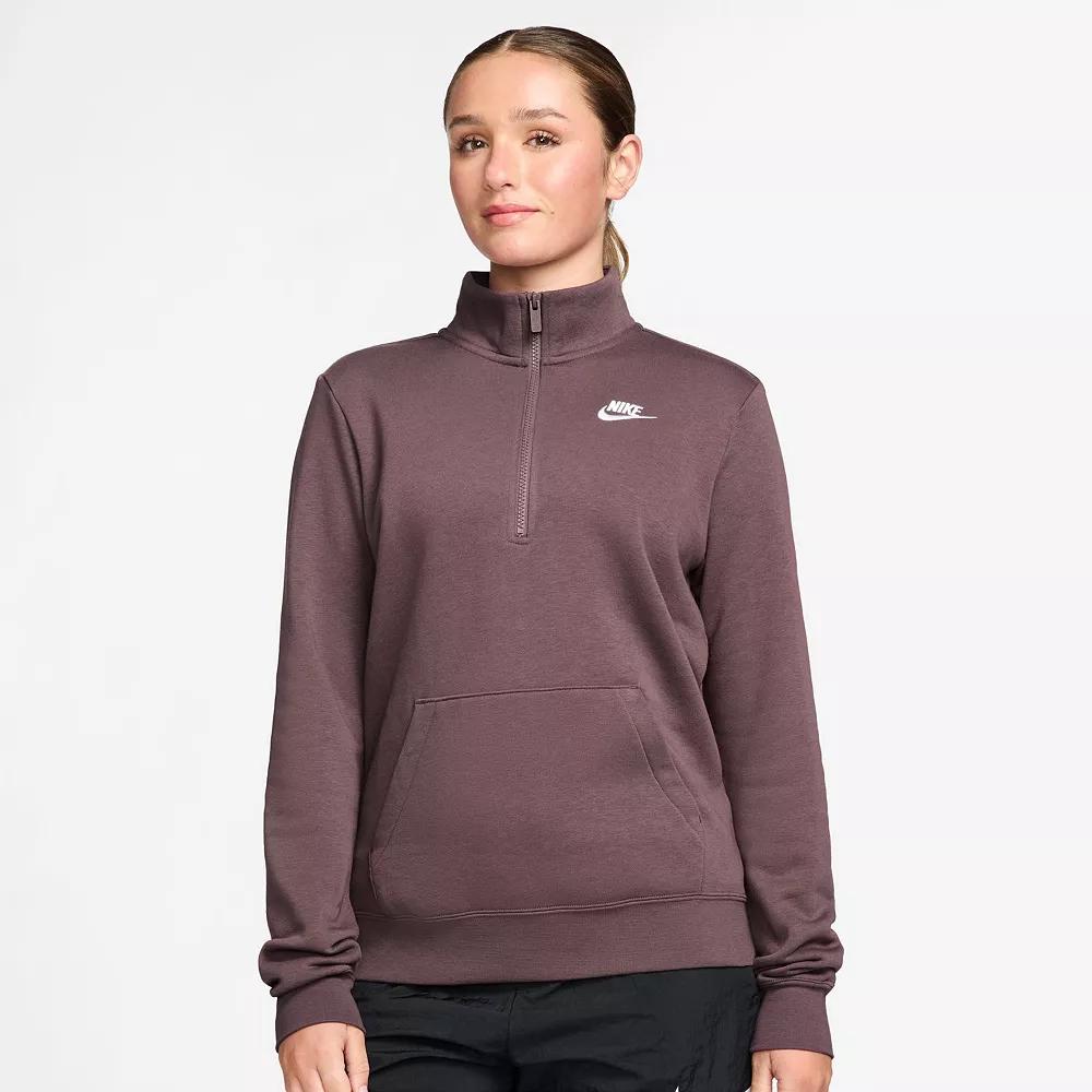 Women's Nike Sportswear Club Fleece Quarter-Zip Sweatshirt,  Product Image