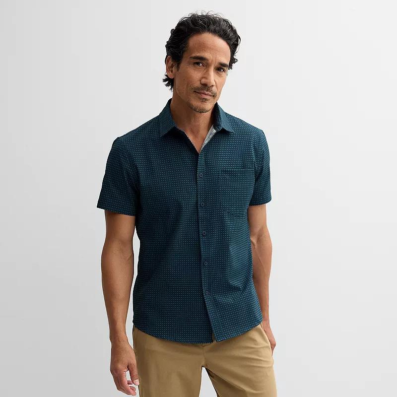 Men's FLX Slim Performance Untucked-Fit Button Down Shirt,  Product Image
