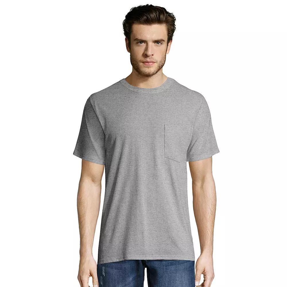 Men's Hanes® Workwear 2-pack Pocket Tee,  Product Image