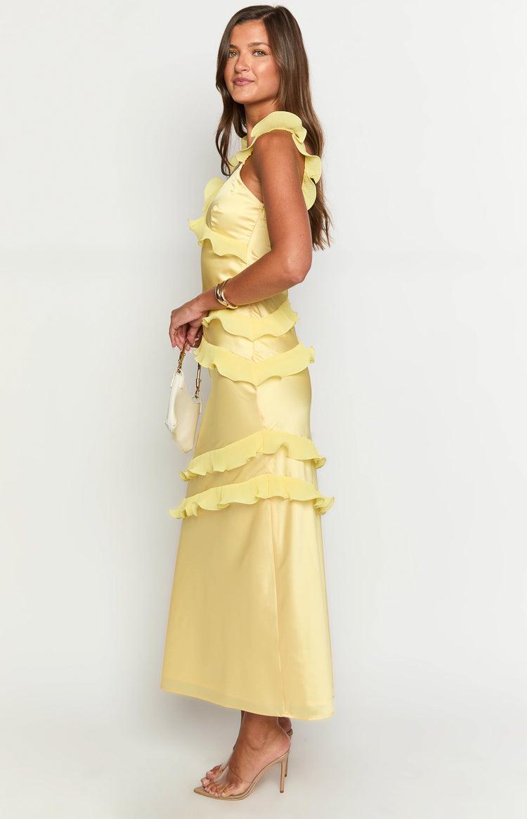 Evan Yellow Maxi Dress Product Image