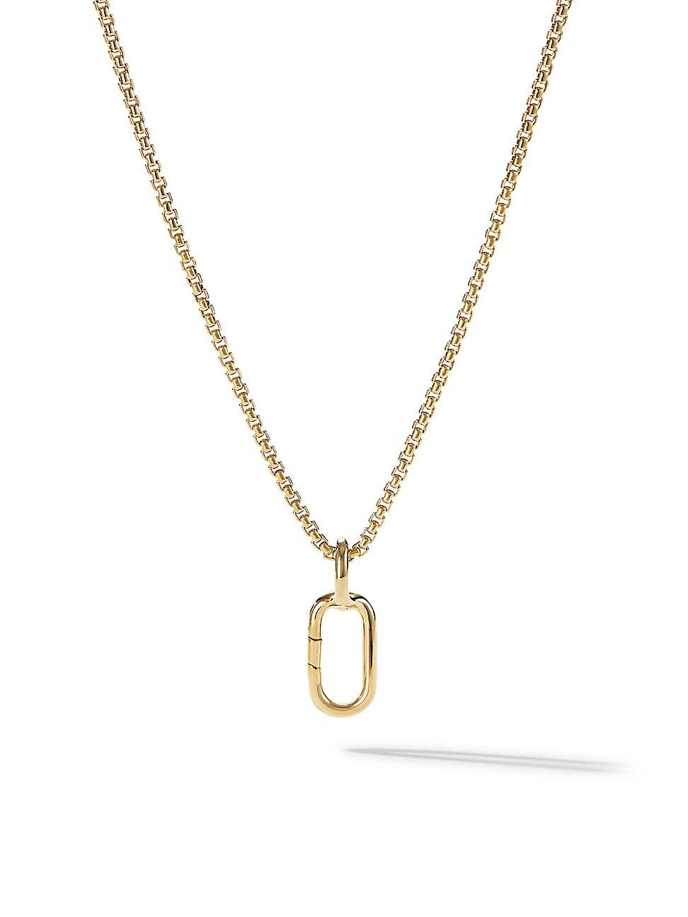 Womens Lexington Amulet Holder in 18K Yellow Gold Product Image