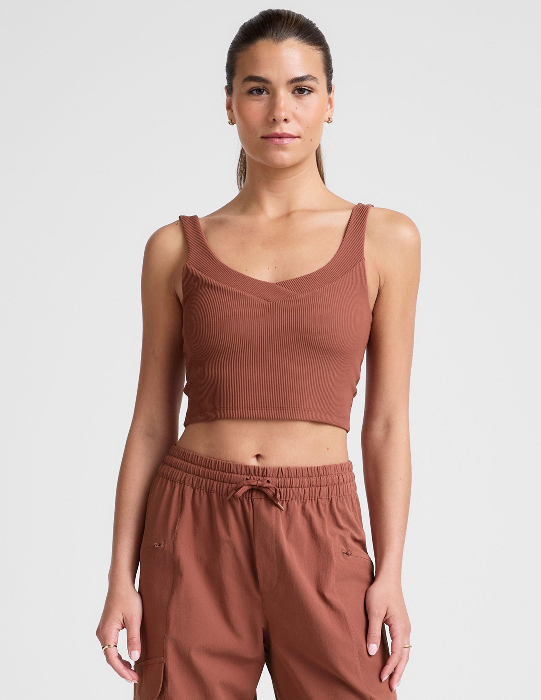 Impulse Ribbed Cropped Tank Product Image