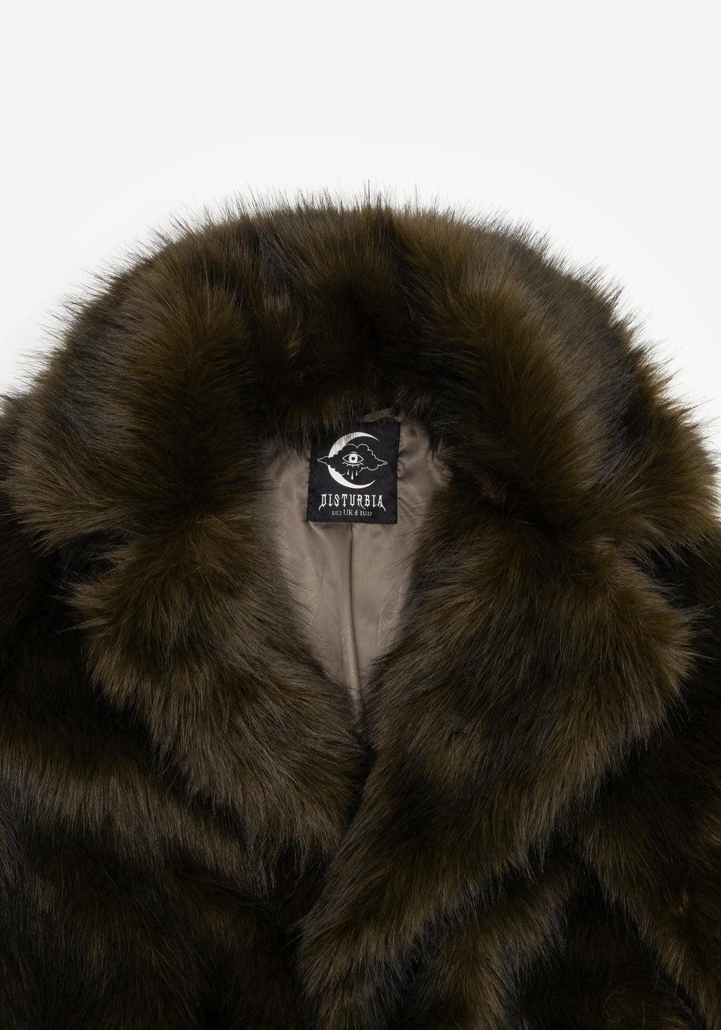 Monstrum Cropped Faux Fur Jacket Product Image