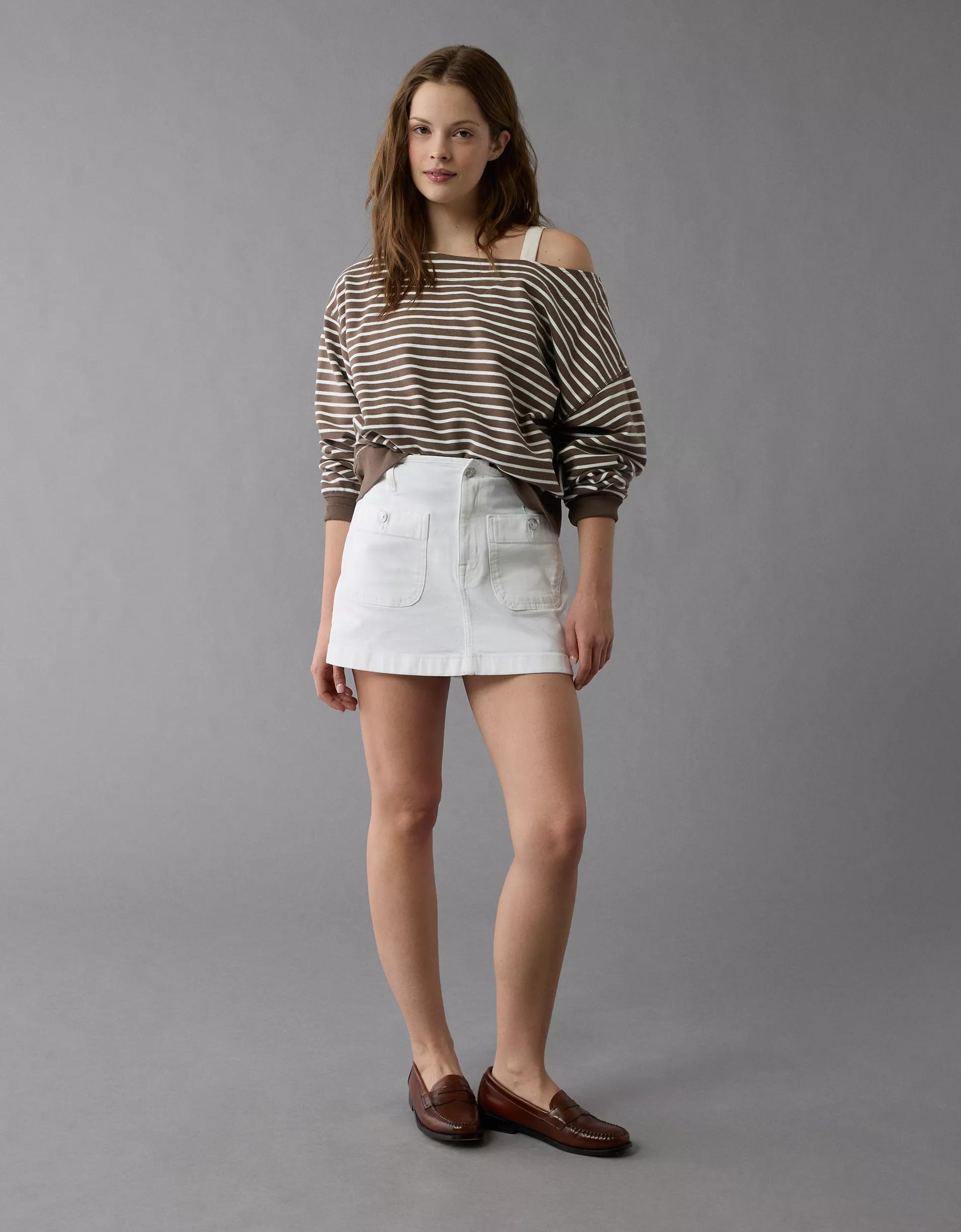 AE Off The Shoulder Sweatshirt Product Image