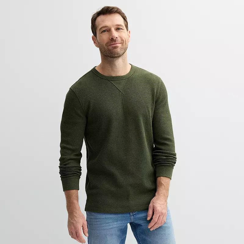 Men's Sonoma Goods For Life® The Essential Waffle Thermal Tee,  Product Image