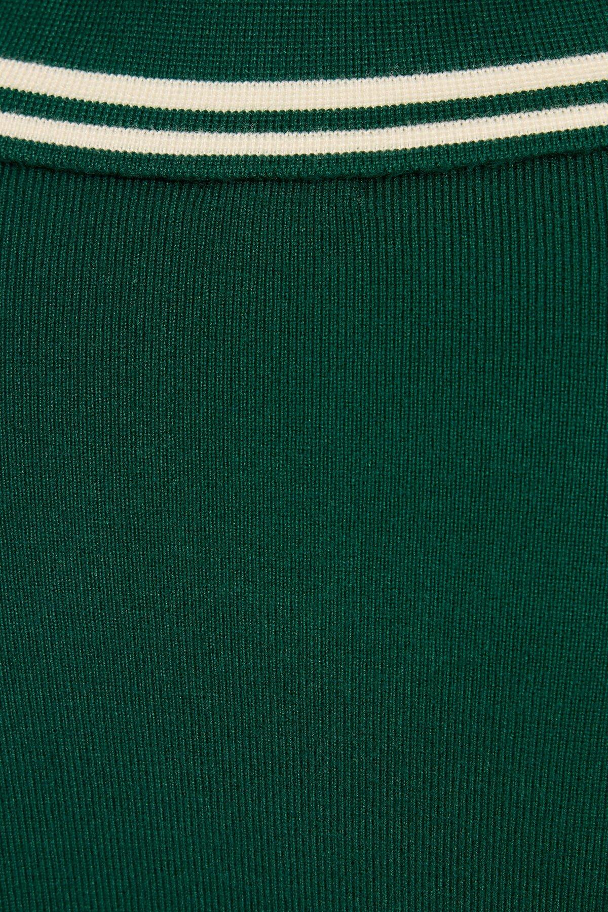 Cropped Boxy Polo Top Product Image