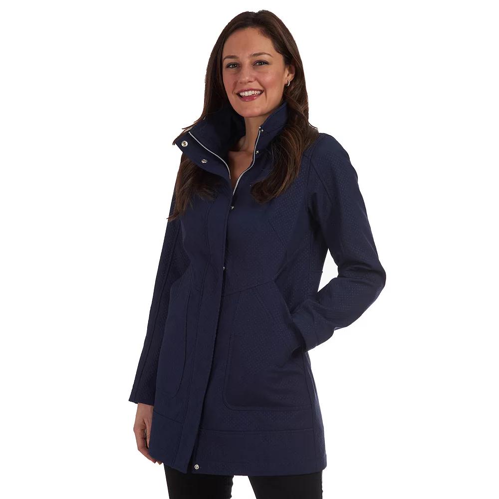 Women's Fleet Street Textured Soft Shell Midweight Jacket, Size: Medium, Twilight Blue Product Image