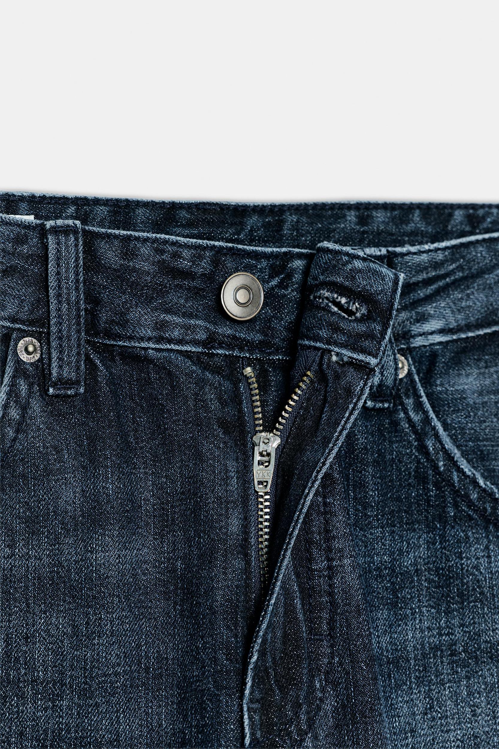TRF MID-RISE BALLOON JEANS WITH LOOPS Product Image