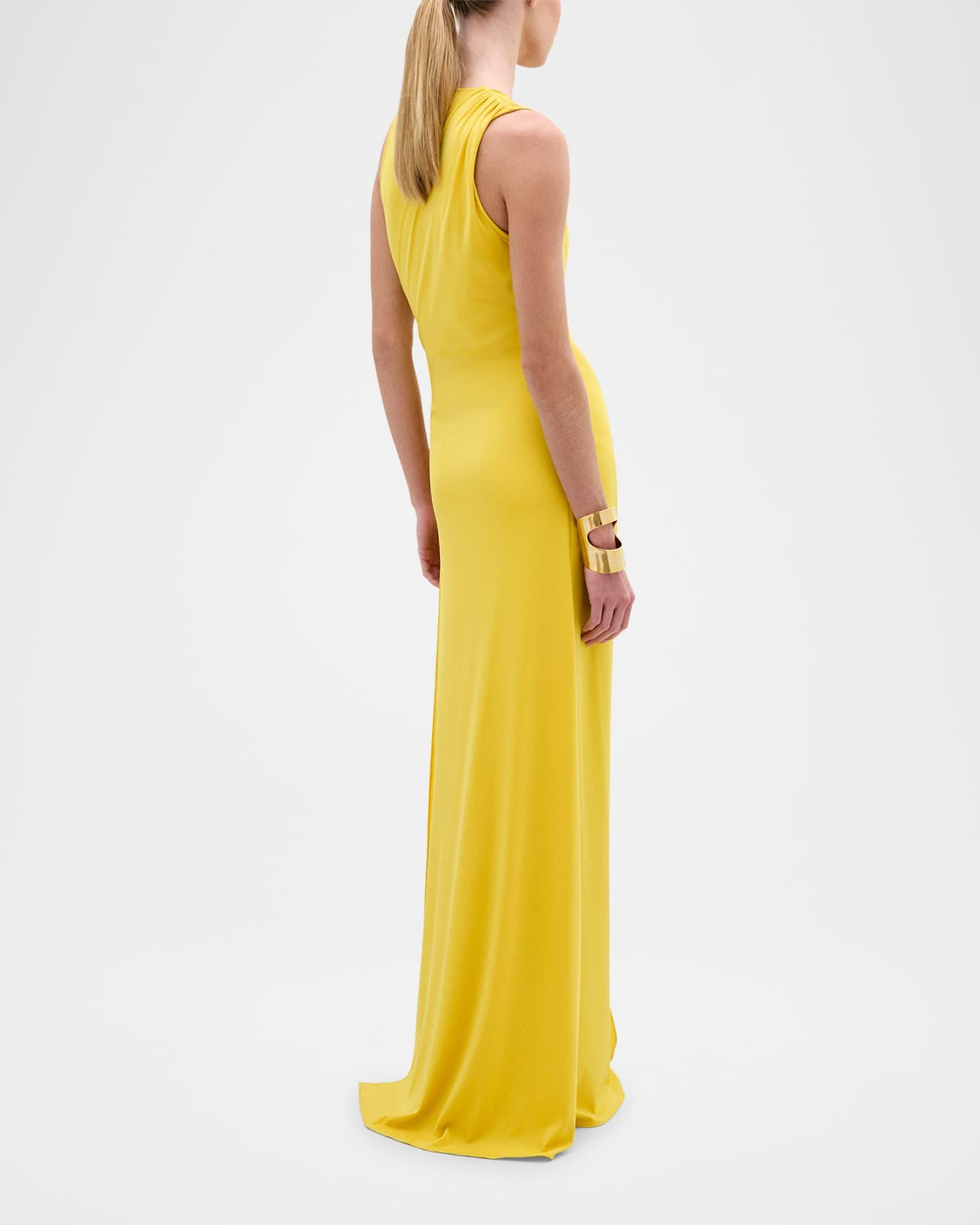 Fadila Gathered Jersey Maxi Dress Product Image