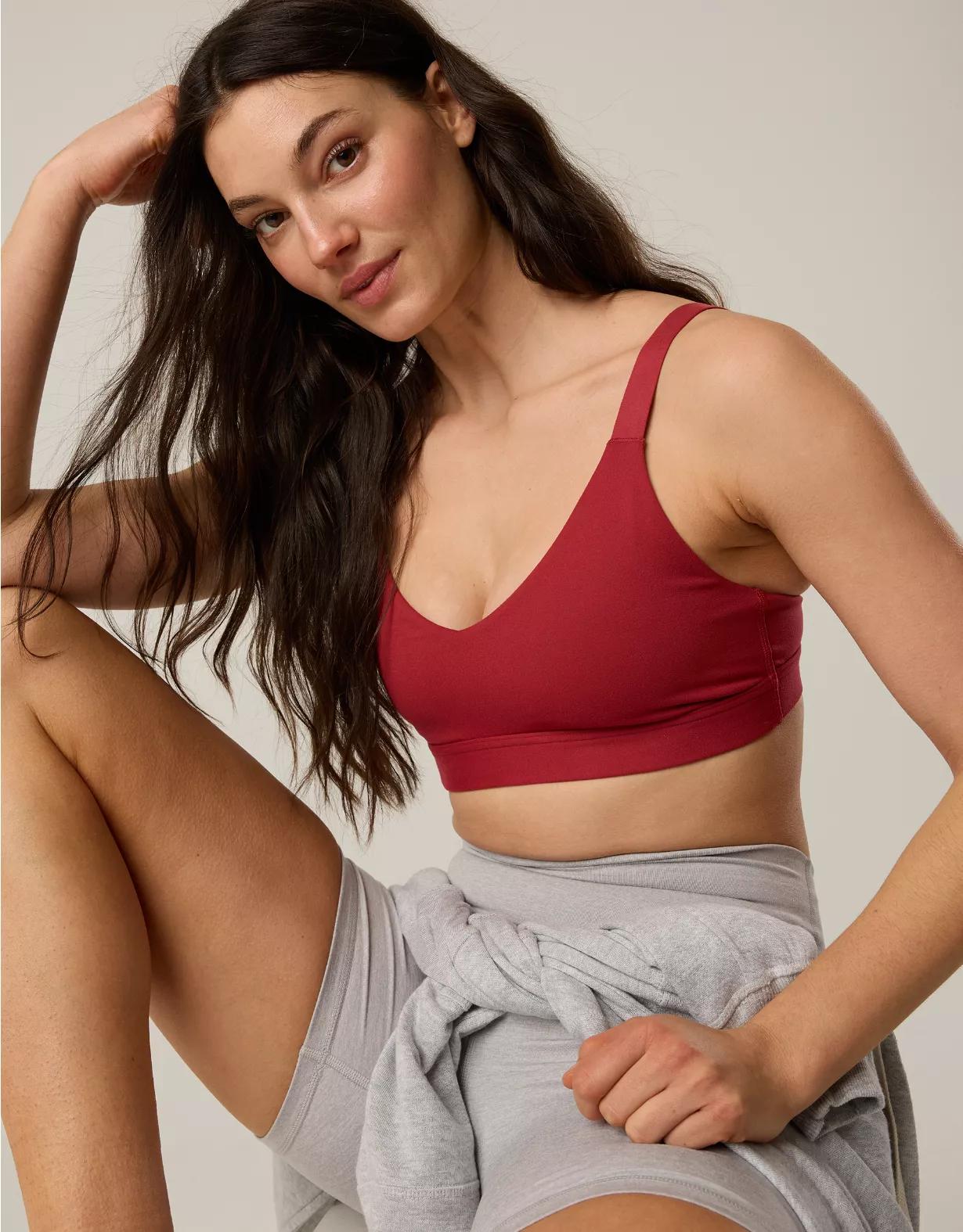 OFFLINE By Aerie The Hugger V-Neck Sports Bra Product Image