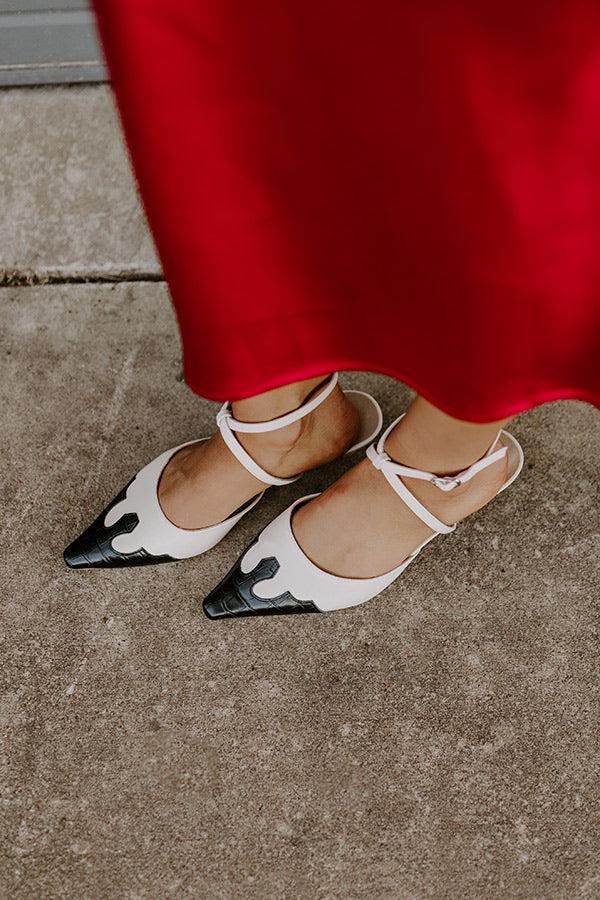 The Florence Faux Leather Heel Product Image