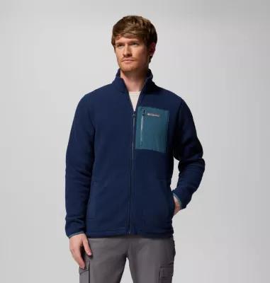 Columbia Mens Jasper Ridge Pebbled Full Zip Fleece- Product Image