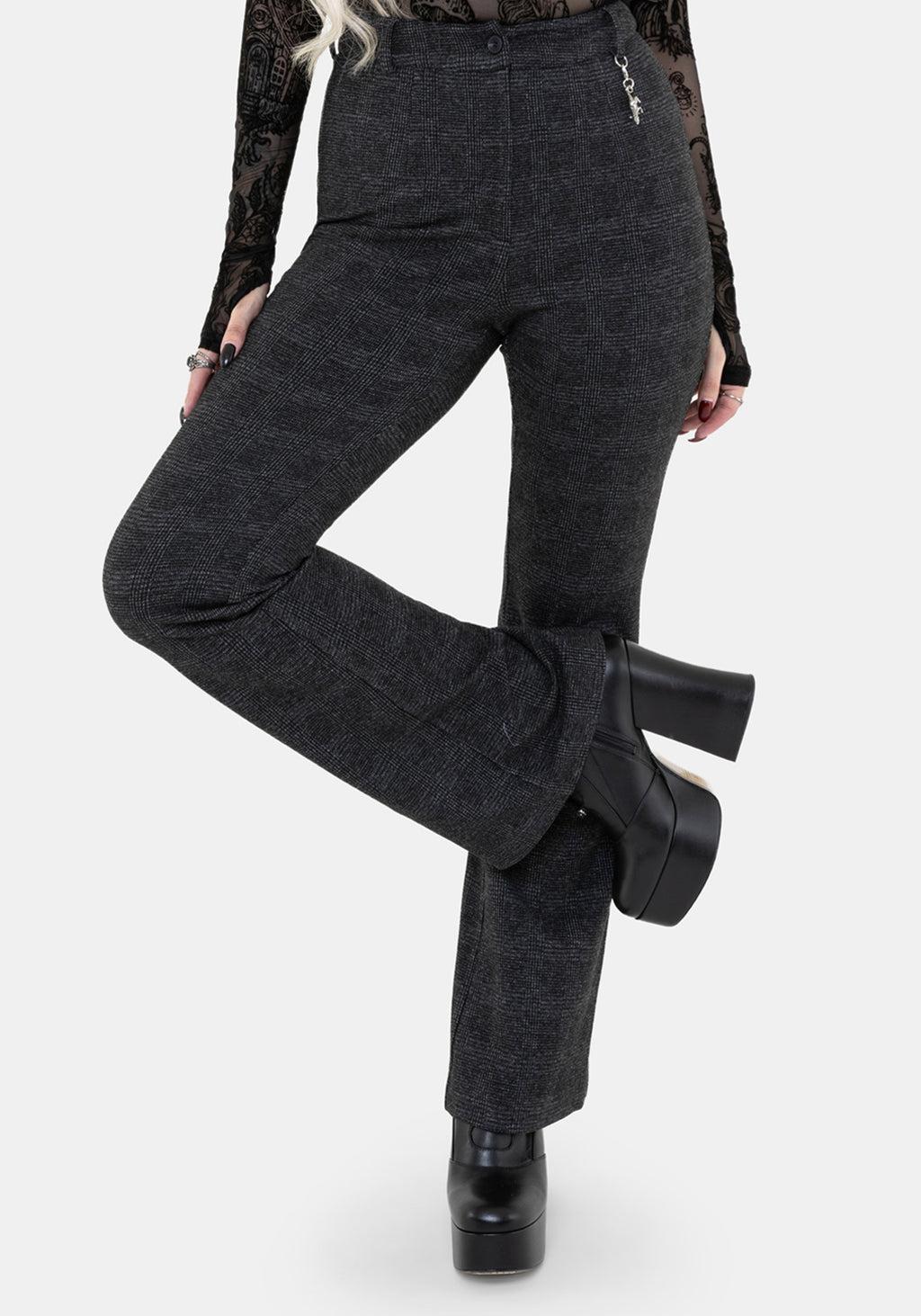 Moura Check Fit And Flare Trouser With Charm Product Image