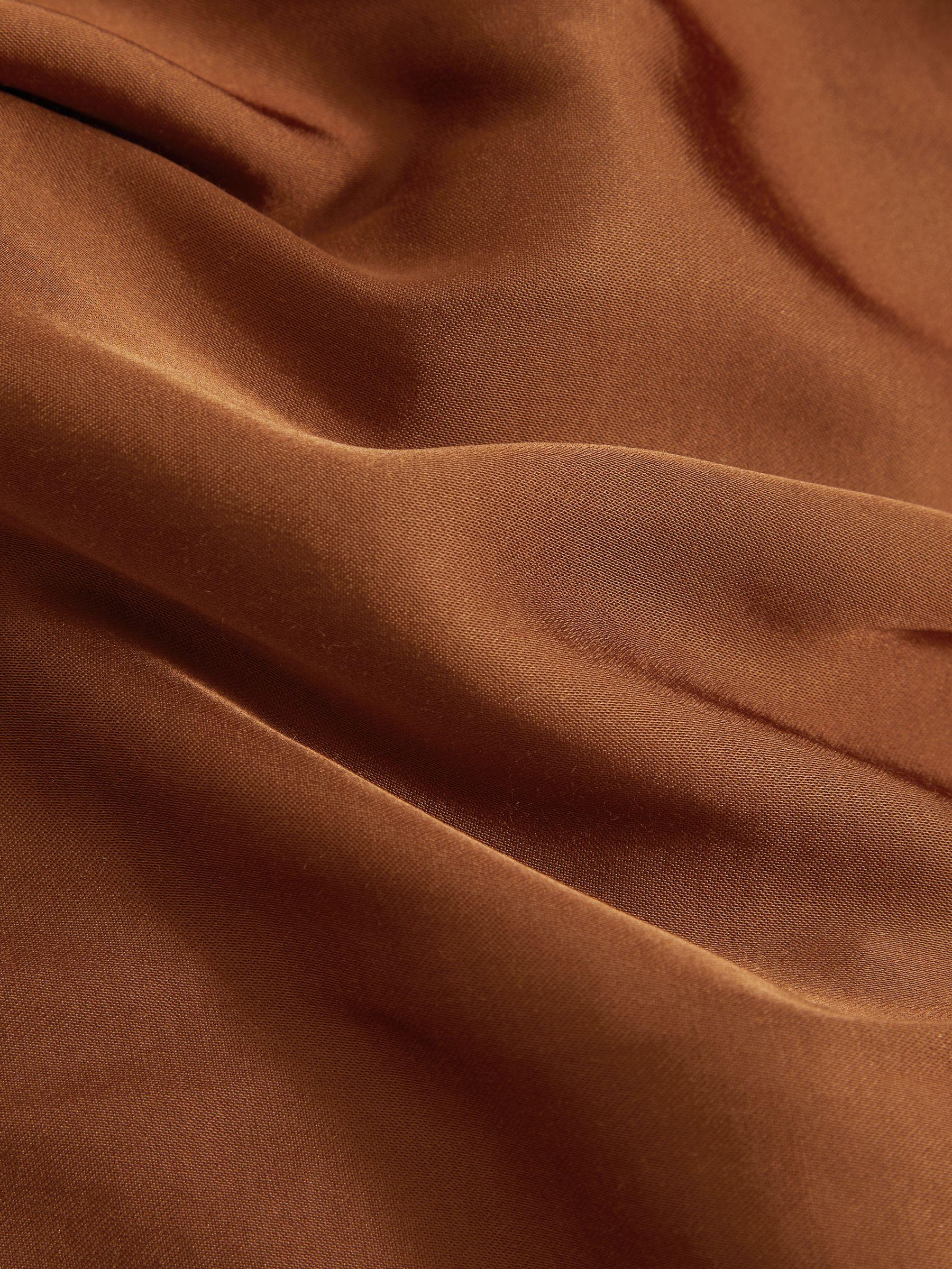 Good American Satin Handkerchief Top in Copper Product Image