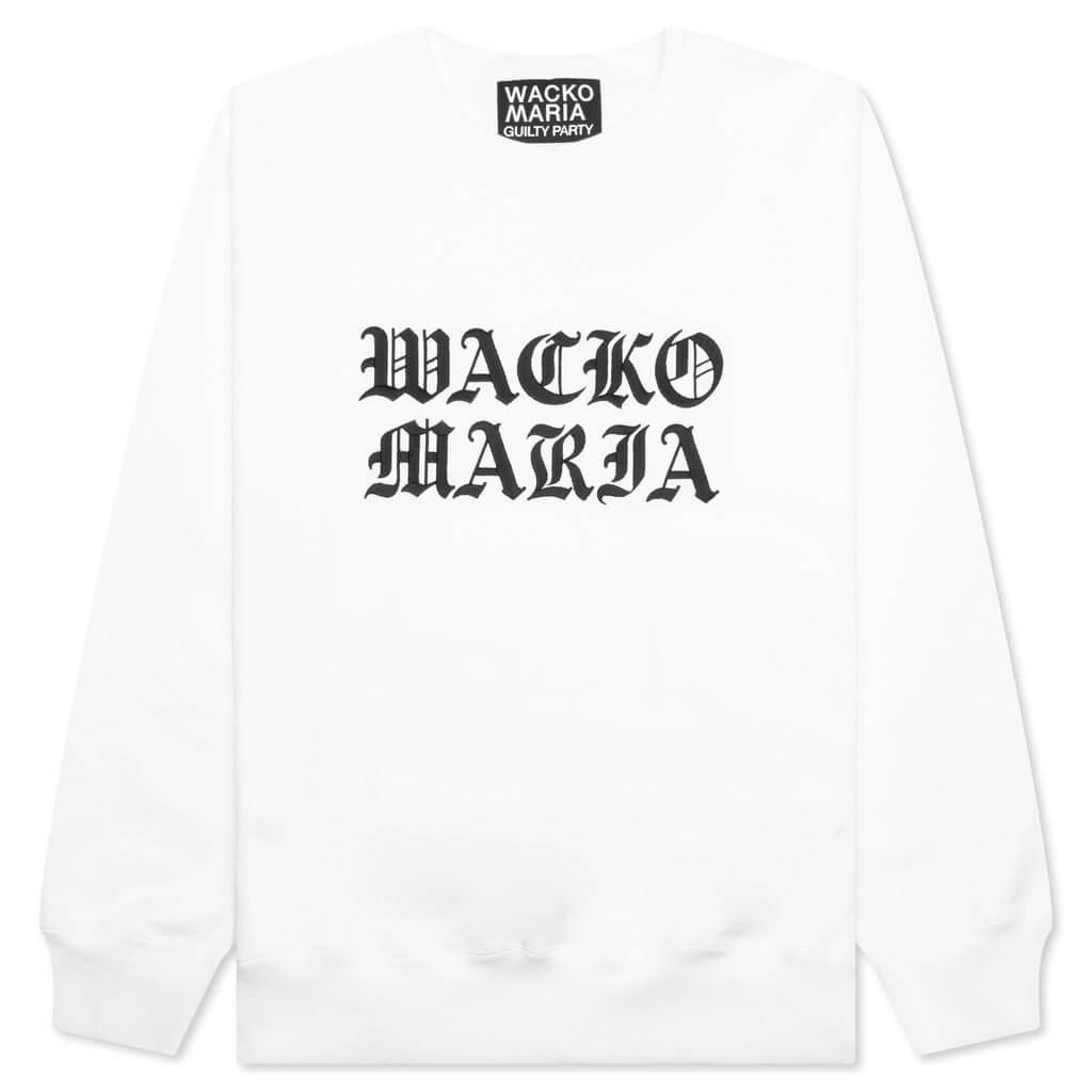 Heavy Weight Crewneck Type-2 Sweatshirt - White Male Product Image