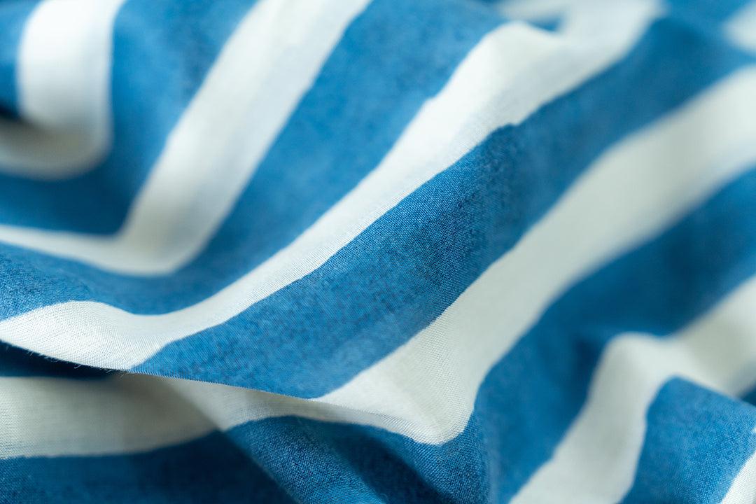 Blue Lined Get-Away Dress Product Image