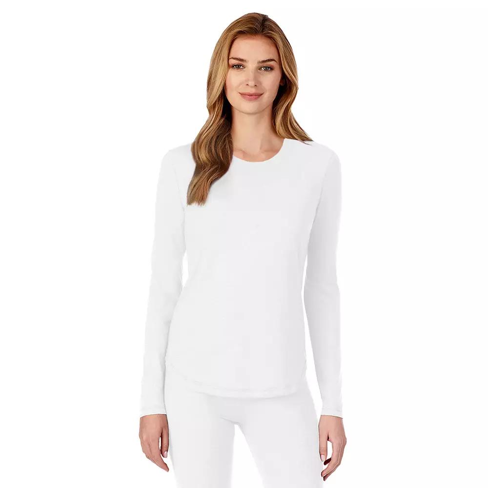 Petite Cuddl Duds® Under Scrubs Crewneck Top, Women's,  Product Image