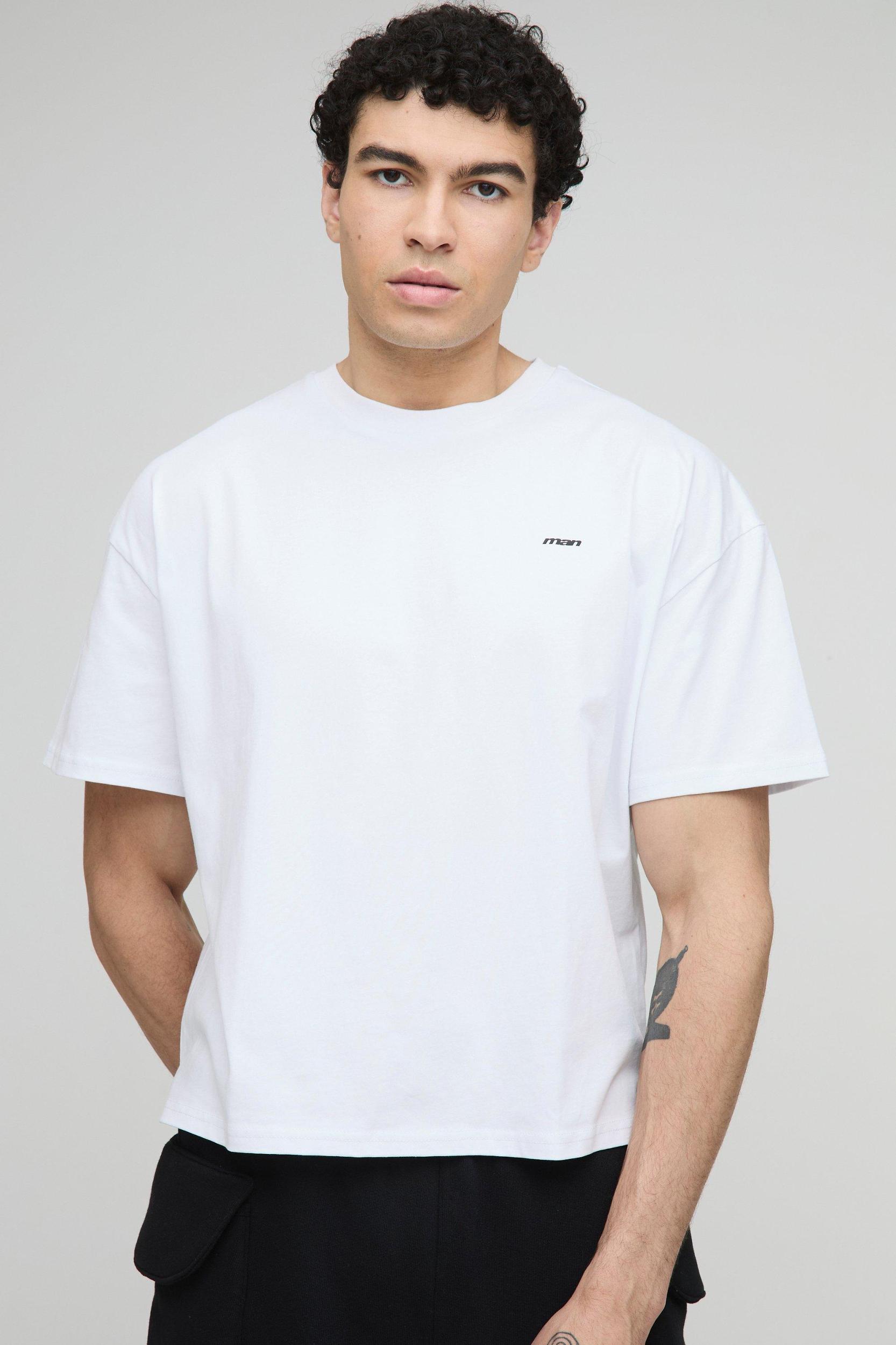 Oversized Boxy Rhinestone Slogan Pride T-Shirt | boohooMAN USA Product Image