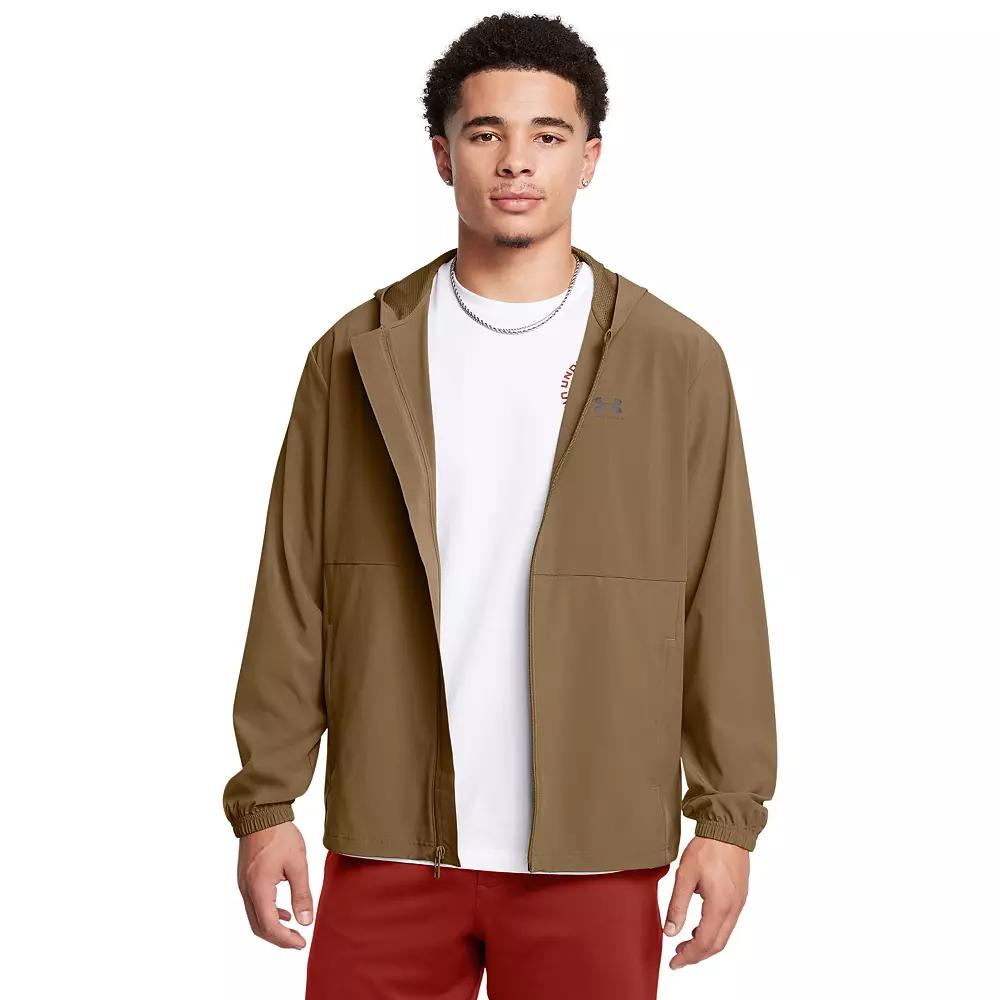 Men's Under Armour Vibe Woven Hooded Windbreaker Jacket,  Product Image