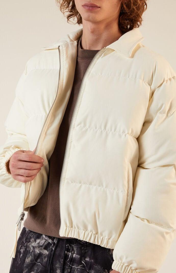 Cream Coaches Puffer Jacket Product Image