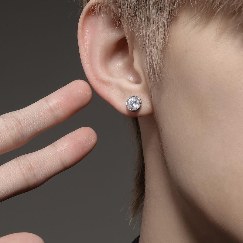 Rhinestone Alloy Stud Earring Product Image