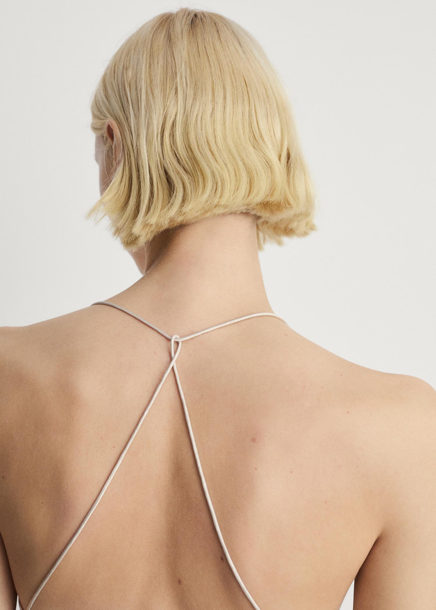 Silk pajama top - Women | MANGO USA Product Image