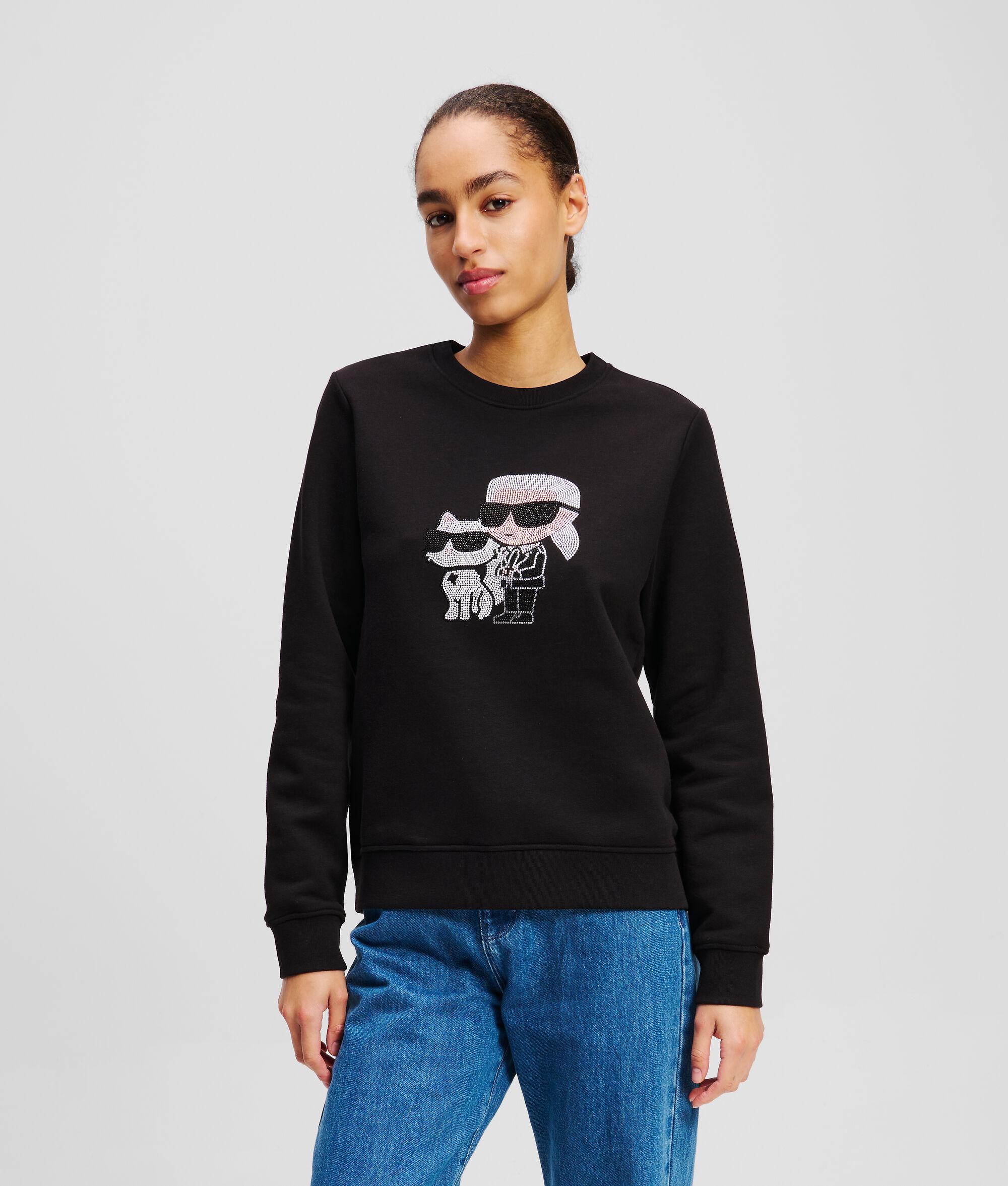 RHINESTONE IKON KARL & CHOUPETTE SWEATSHIRT Product Image