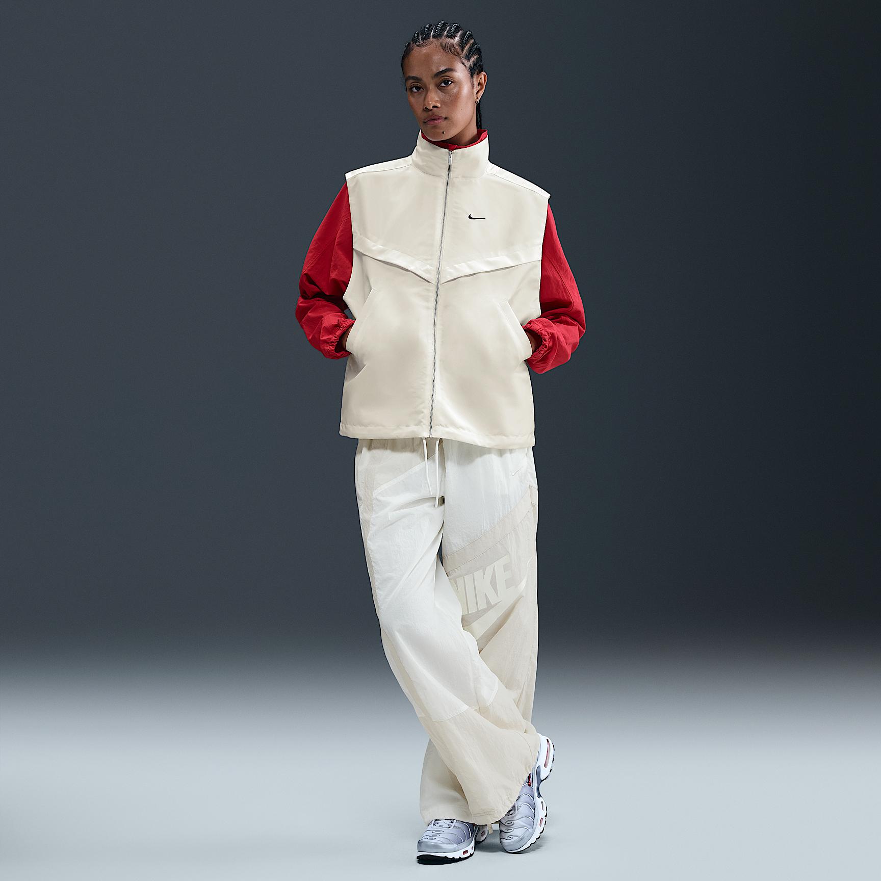 Womens Nike Sportswear Windrunner Shine Vest | HV2472-010 Product Image