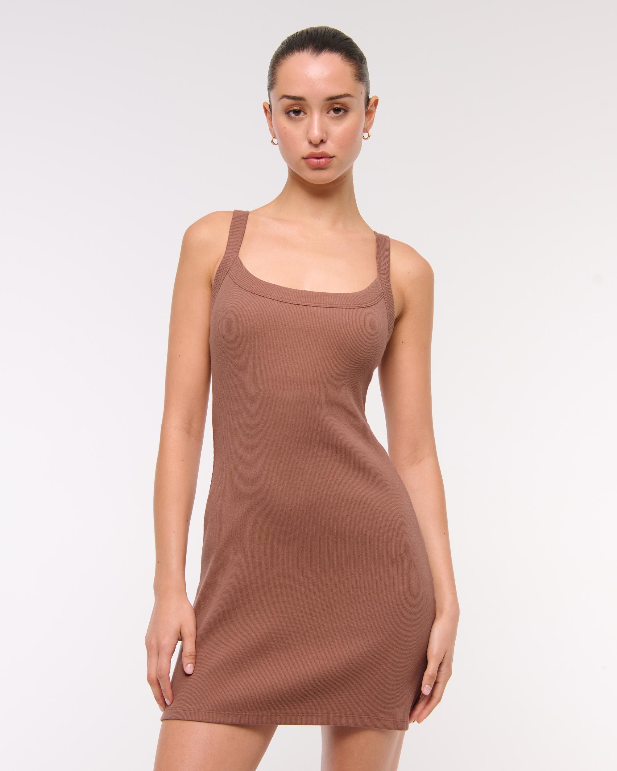 Bra-Free Essential 90s Rib Mini Dress Product Image