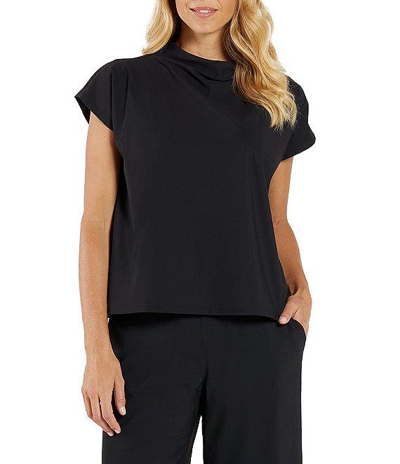Jude Connally Tillie Ultralight Jude Cloth Drape Crew Neck Cap Sleeve Top Product Image