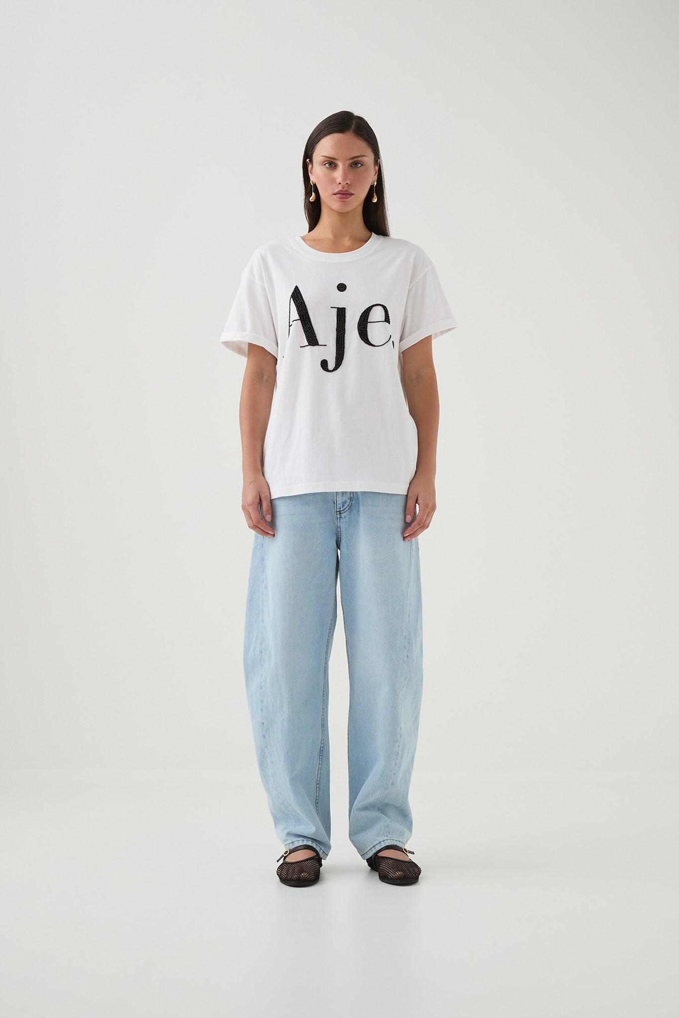 Beyond Embellished Logo Tee Product Image