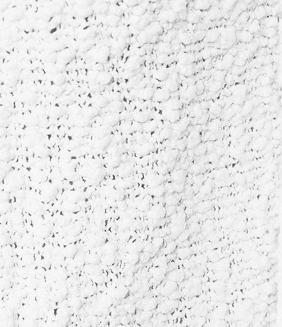 IRO Shavani Boucle Knit Fringed Edge Trim Long Sleeve Open-Front Jacket Product Image