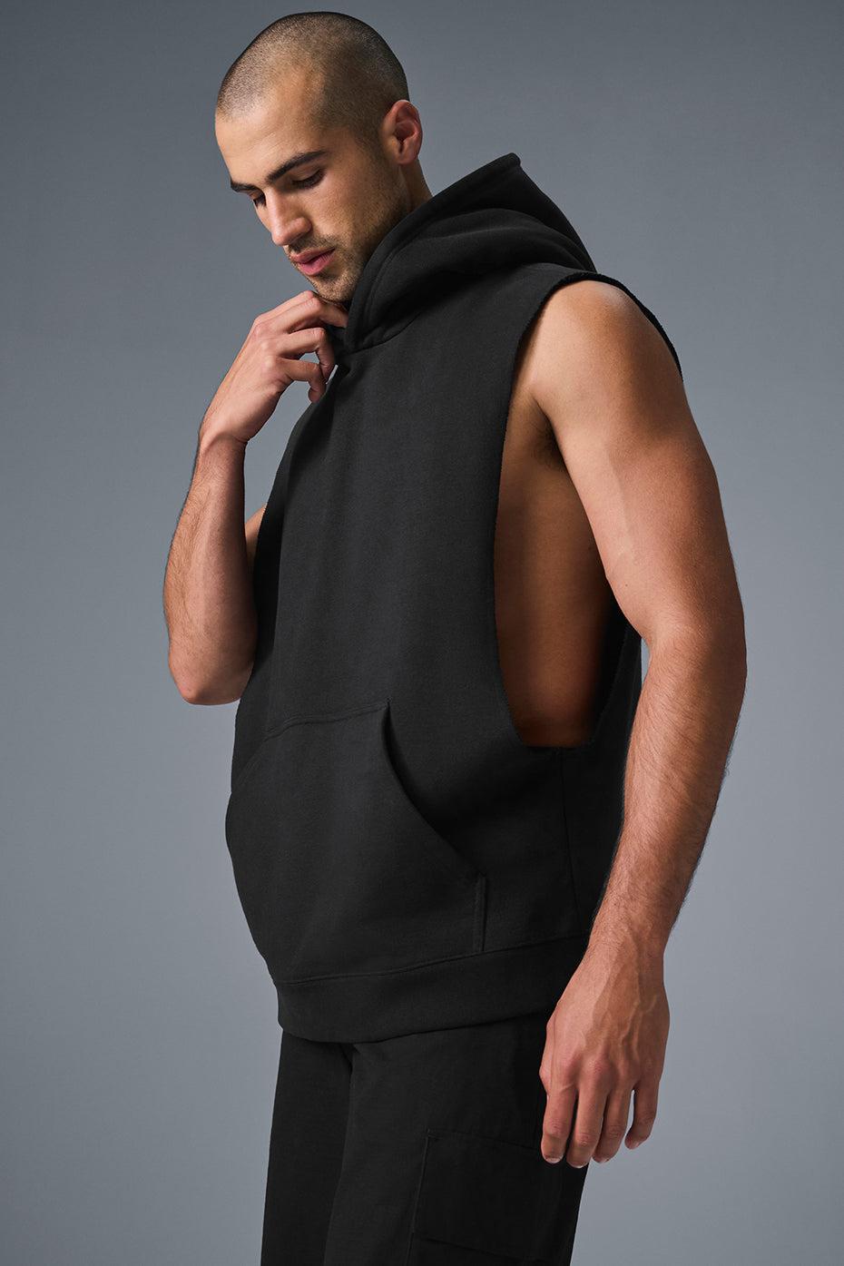 Renown Sleeveless Hoodie - Black Product Image