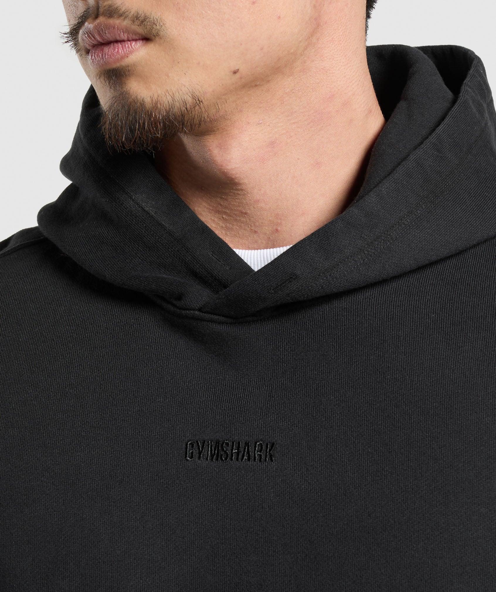Gymshark Heavyweight Hoodie - Black Male Product Image