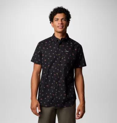 Columbia Mens Rapid Rivers Printed Short Sleeve Shirt- Product Image