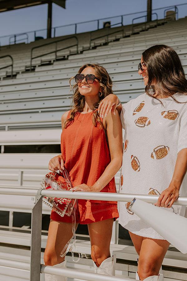 Soho Sunset A-Line Top in Rust Product Image