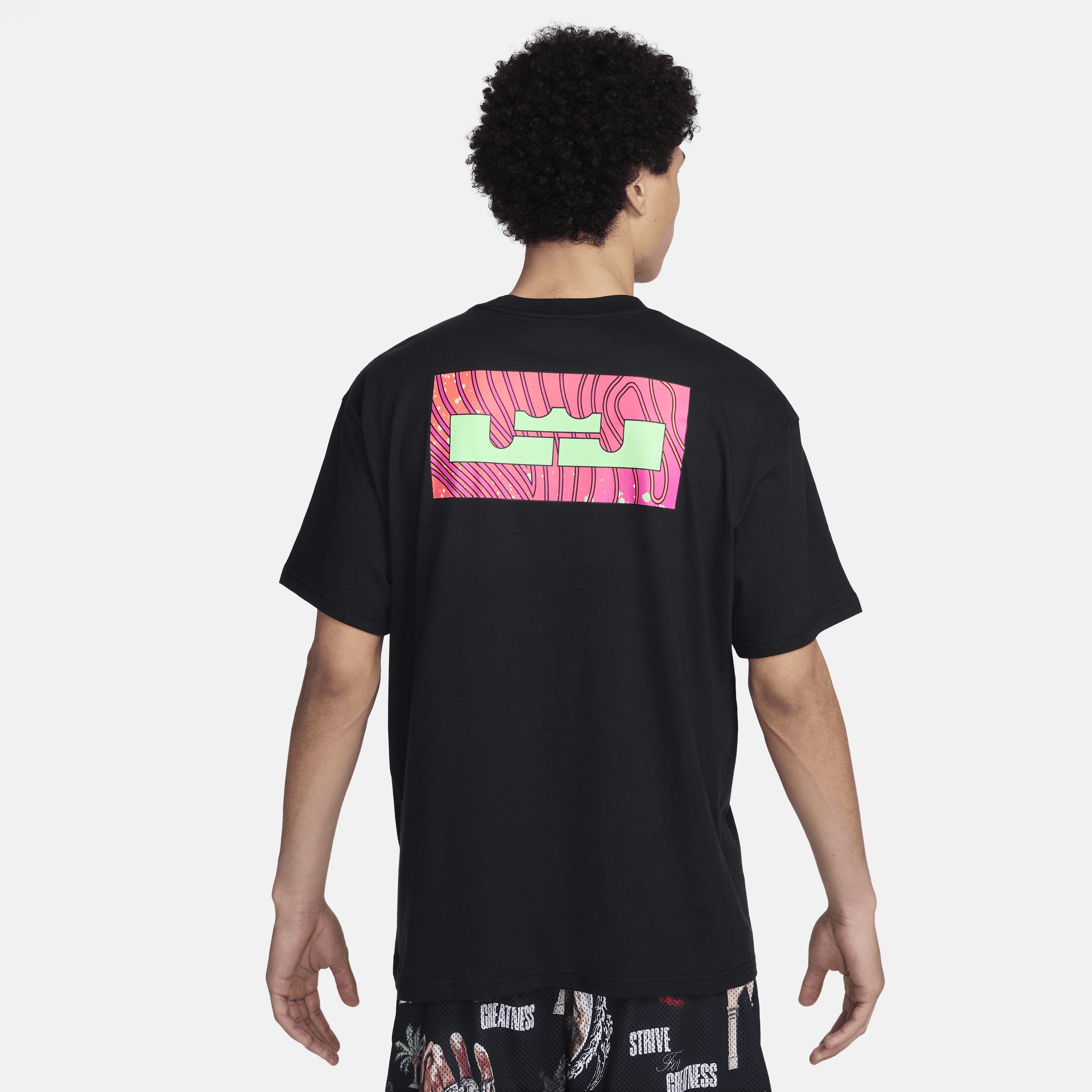 Nike Mens LeBron M90 Basketball T-Shirt | FV8406-010 Product Image