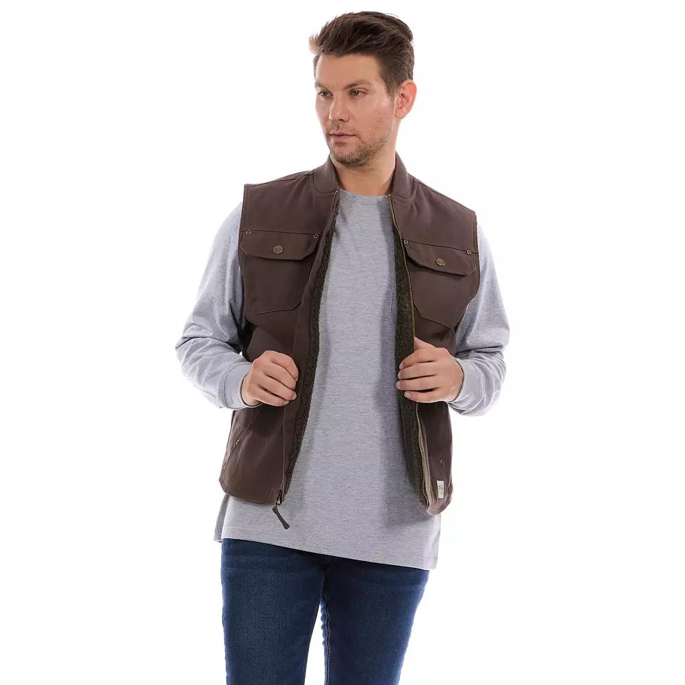 Men's Bass Creek Outfitters® Duck Canvas Vest,  Product Image