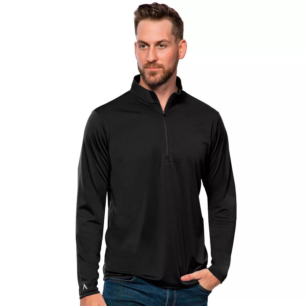 Men's Antigua Blank Tribute Quarter Zip Pullover,  Product Image