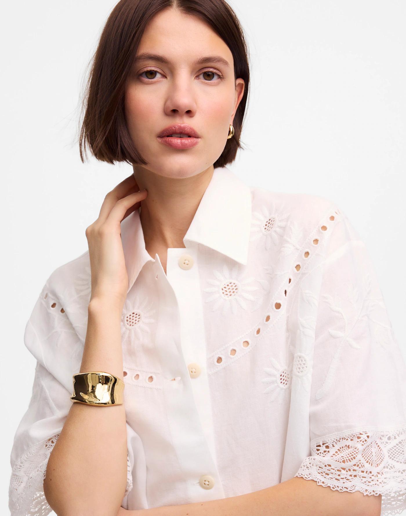 Organic Wide Cuff Bracelet Product Image