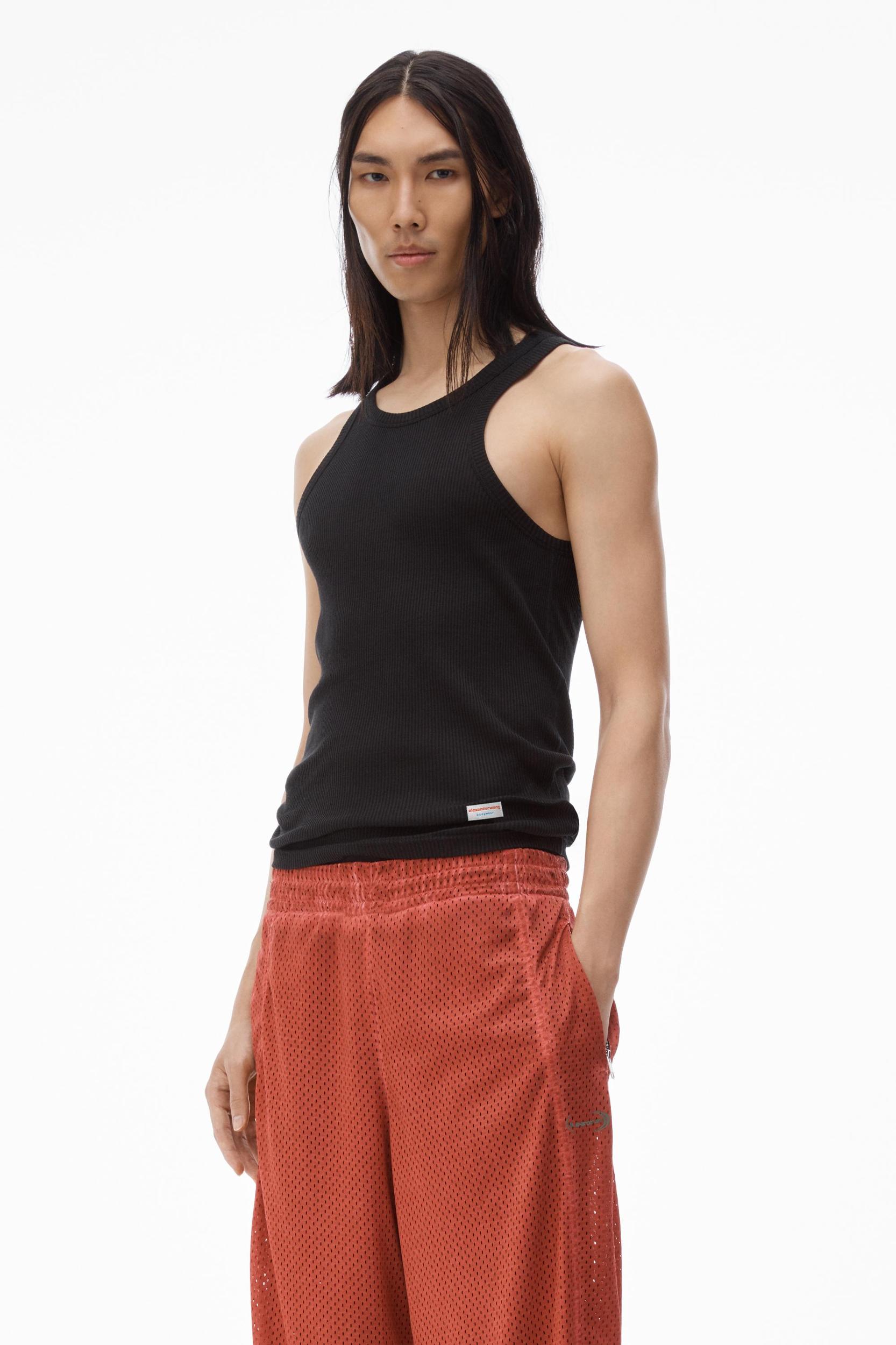 Unisex Track Pant In Perforated Mesh Product Image