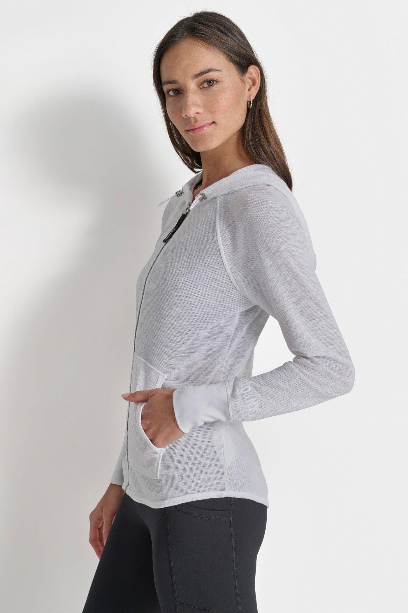 SLUB WAFFLE KNIT HOODIE Product Image